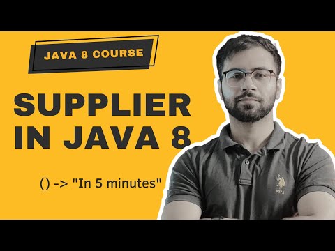 Supplier Functional Interface Java 8