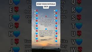 Find your initials sign #shorts #initials #youtubeshorts