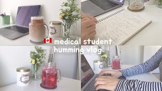 🇨🇦med student summer vlog._.studying, summer research, cooking, anime, tea, visiting the dentist