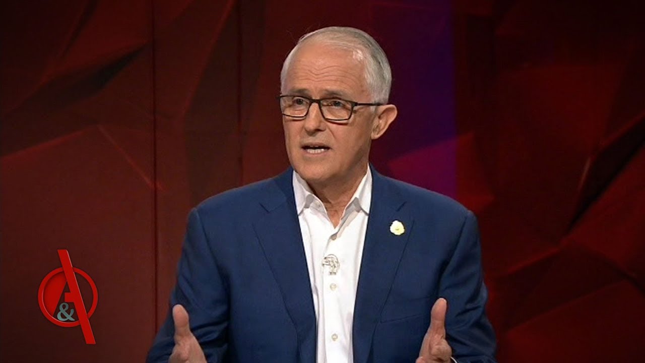 Malcolm Turnbull faces the public in his first appearance since being ousted as Prime Minister | Q&A