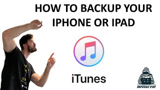 How to backup your iPhone or iPad on iTunes with encryption - Video 2021 with InfoSec Pat