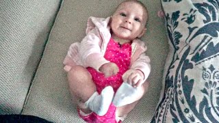BABY FINDING HER HANDS!!