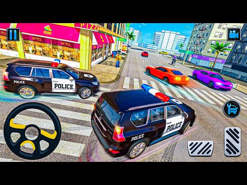 US Police Prado Gangster Chase - Police Car Simulator - Android Gameplay