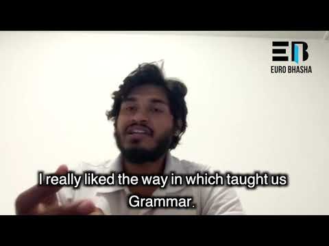 Euro Bhasha (German Language Training) - Kazi's Testimonial