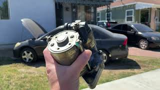 Honda Civic Starter Replacement.