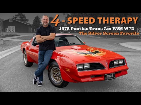 4-SPEED THERAPY! 1978 Pontiac Trans Am WS6 W72 – The Silver Screen Favorite