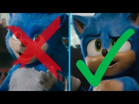 First Sonic the Hedgehog trailer but with the Redesigned Sonic