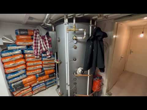 Pelletheizung Smartfire in kleinem Heizraum