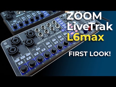 Zoom LiveTrak L6max 12-Channel Mixer & Recorder image 4