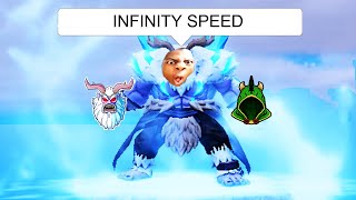 Yeti + Dino Hood This Build Shouldn't Exist... Blox Fruits | Bounty Hunting |