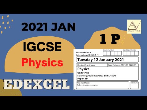 Year 11 - 2021 January 4PH1/ 1P Physics EDEXCEL IGCSE || Change in Velocity| Subscribe to my channel