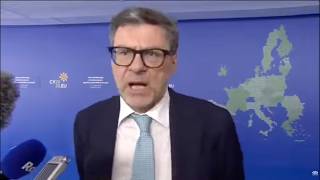 GIORGETTI: "L'EUROPA CI ASCOLTI" - DICHIARAZIONI DEL MINISTRO DALL'EUROGRUPPO DI NICOSIA
