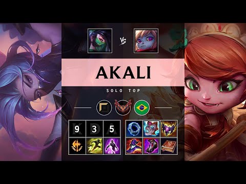 Akali Top vs Poppy - BR Grandmaster Patch 25.17