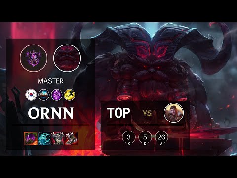 Ornn Top vs Jayce - KR Master Patch 11.17