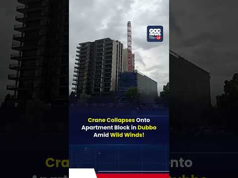 Storm Chaos in Dubbo NSW | 115 km/h Winds Collapse Crane in CBD | Emergency Evacuations