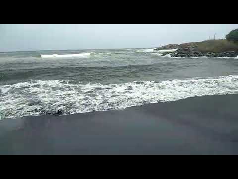 kovalam beach Kerala beach Water flowing,.