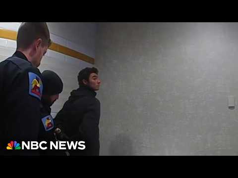 Newly unsealed police body camera footage shows arrest of Luigi Mangione