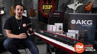 Video thumbnail for AKG K-182 Headphones Designed for Keyboards/Pianos/Drums Overview w/ Daniel by BelfieldMusicShop