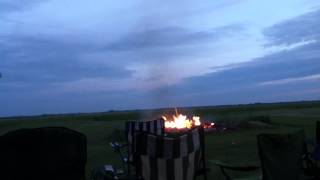 Bonfire time lapse (music: light it up by Aaron Pritchett)