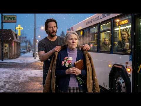 They Kicked an Elderly Woman Off the Bus in the Snow — Then Keanu Reeves Took Off His Jacket
