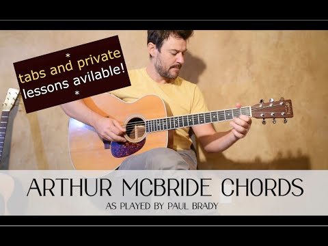 Arthur McBride Verse Guitar Lesson! Three Levels, difficult to easy *tab available