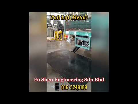 Tail Lift Installation Completed | #Fushen 🚛🔧 Aluminum & Metal Options #fypageシ #tailgate #malaysia