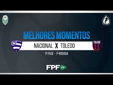 NACIONAL 1X1 TOLEDO | MELHORES MOMENTOS | SEGUNDONA SANEPAR 2026 | RODADA 1