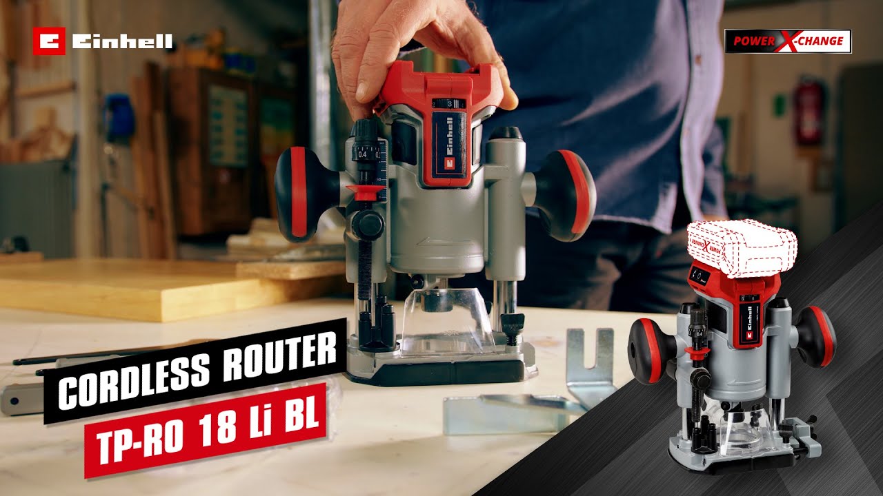 Video de Router inalámbrico PROFESIONAL EINHELL TP-RO 18 Li BL - Solo