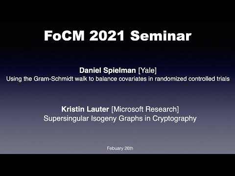 FoCM 2021 Seminar, February 26th