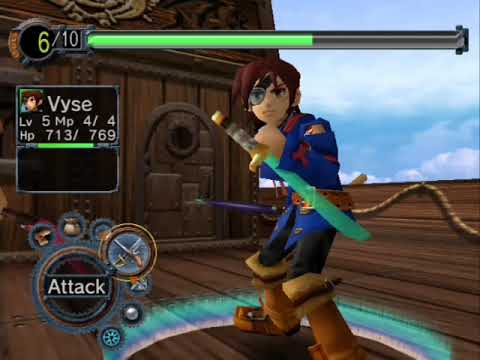 Skies of Arcadia - Dreamcast - Gameplay - Battle