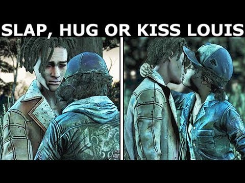 Slap, Hug Or Kiss Louis - All Choices - The Walking Dead Final Season 4 Episode 3: Broken Toys