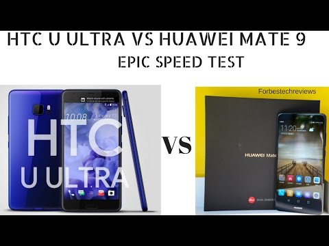 HTC U ULTRA VS MATE 9: EPIC SPEED TEST VIDEO..SD 821 VS KIRIN 960