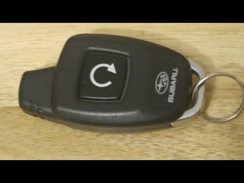 Subaru Remote Start Key Fob Battery Replacement - EASY DIY