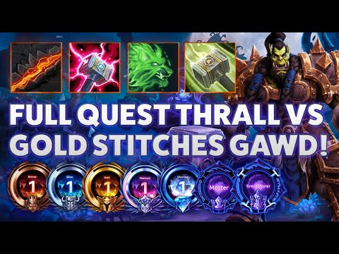 Thrall Sunder - FULL QUEST THRALL VS GOLD STITCHES GAWD! - Bronze 2 Grandmaster S1 2023