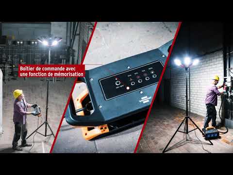 Projecteur LED portable BF 3000 MA 360° rechargeable, 3000lm, IP54