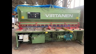 Satılık Virtanen HLEV 12 x 3000 giyotin makas - Görüntü 4 | Machineryline TR Virtanen HLEV 12 x 3000 giyotin makas | Görüntü 4 - Machineryline