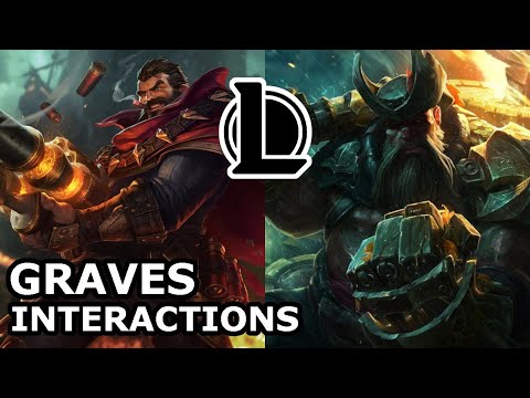 Graves Interactions with Other Champions | GANGPLANK, HIS ENEMY FOREVER | League of Legends Quotes