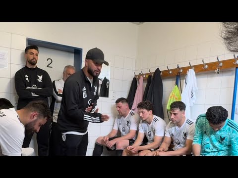 Halbzeit-Ansprache zum Kreispokal-Sieg: SV Azadi Hameln