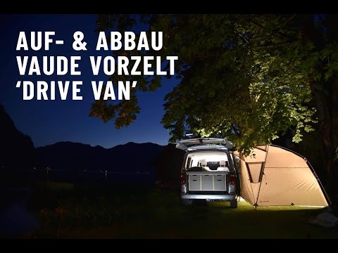 QUBIQ Camping Module – Vaude "Drive Van" Vorzelt Auf- & Abbau