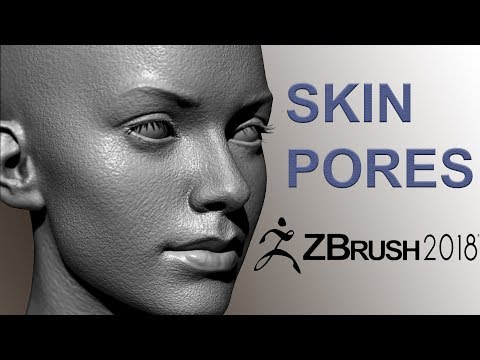 Easy Zbrush - Creating Skin Pores in Zbrush 2018