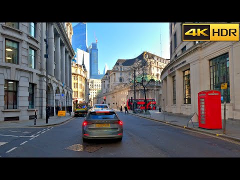 London Drive - Feb 2023 | Driving to Ilford from Central London [4K HDR]