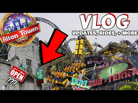 NEMESIS: SUB TERRA OPEN!?! | Alton Towers VLOG 2022 | Rides, Updates, + More!