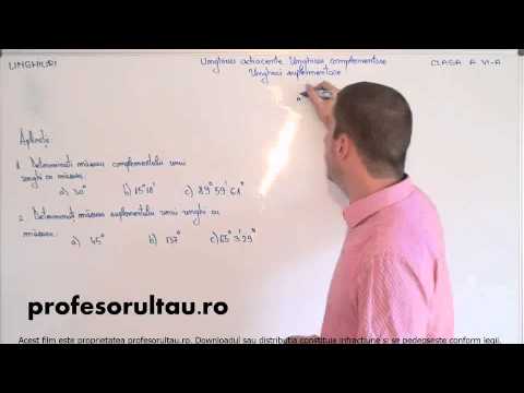 unghiuri complementare aplicatii - profesorultau.ro