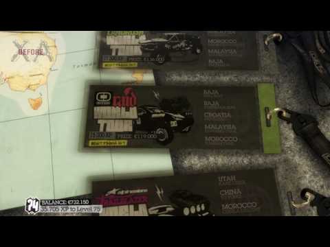 DiRT 2 - Race Map - All Races Complete as 1st