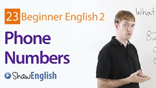 How to Express English Phone Numbers