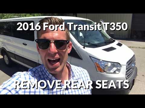 How to Remove Rear Seats in Ford Transit - 3 Step Process!