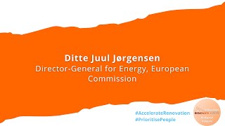 Director General for Energy, European Commission, Ditte Juul Jørgensen