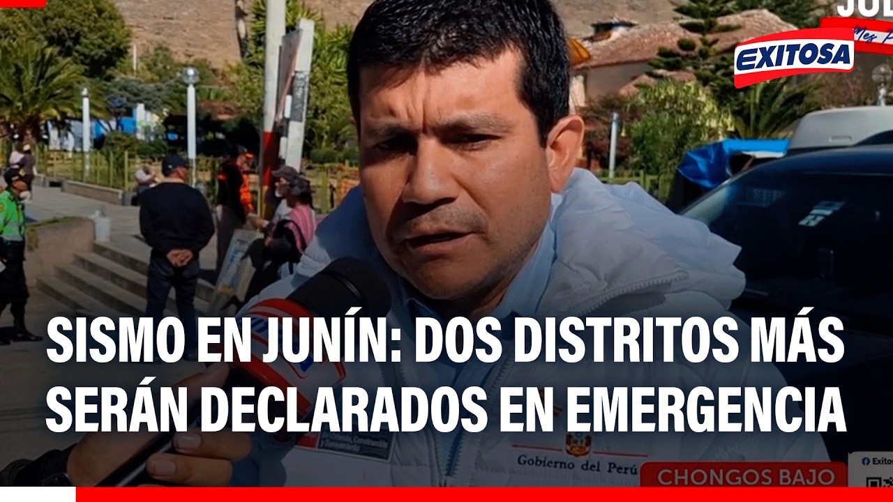 🔴🔵 Sismo en Junín: Dos distritos más serán declarados en emergencia, anuncia ministro de Vivienda