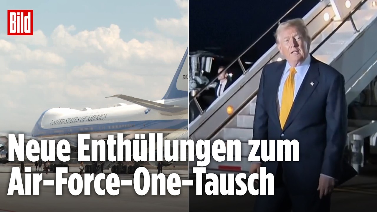 NACH NATO-GIPFEL: Trump tauschte überraschend Air Force One – jetzt steht fest, warum