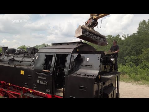 Anheizen von Lok 86 1744 für Plandampf auf Rügen 1/2 | Eisenbahn-Romantik